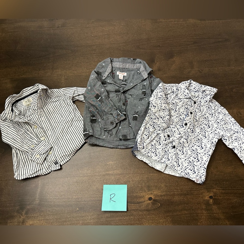 12month Lot of Button Down Shirts
